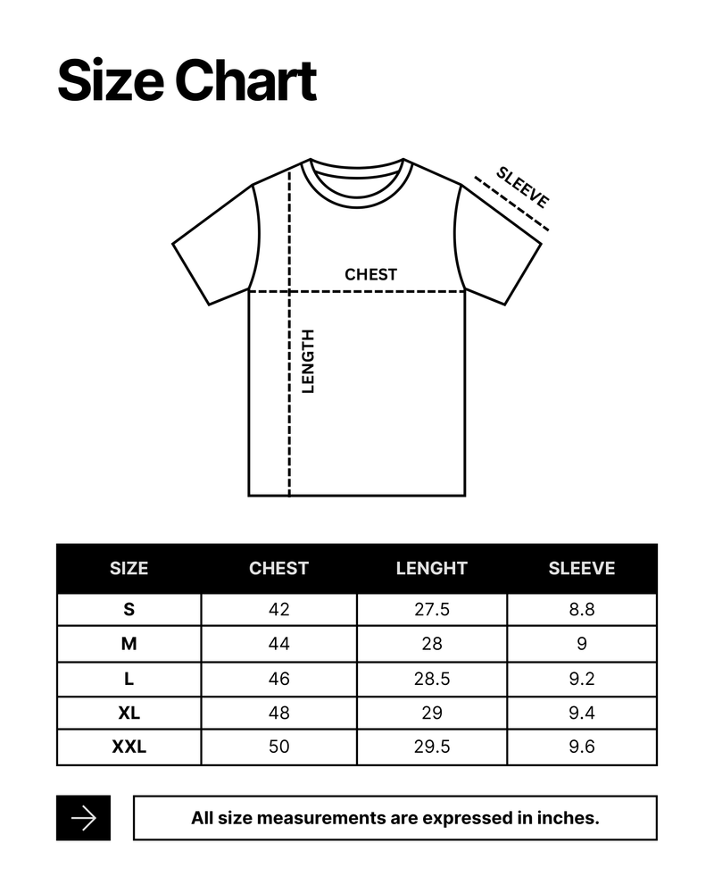 Size chart for The