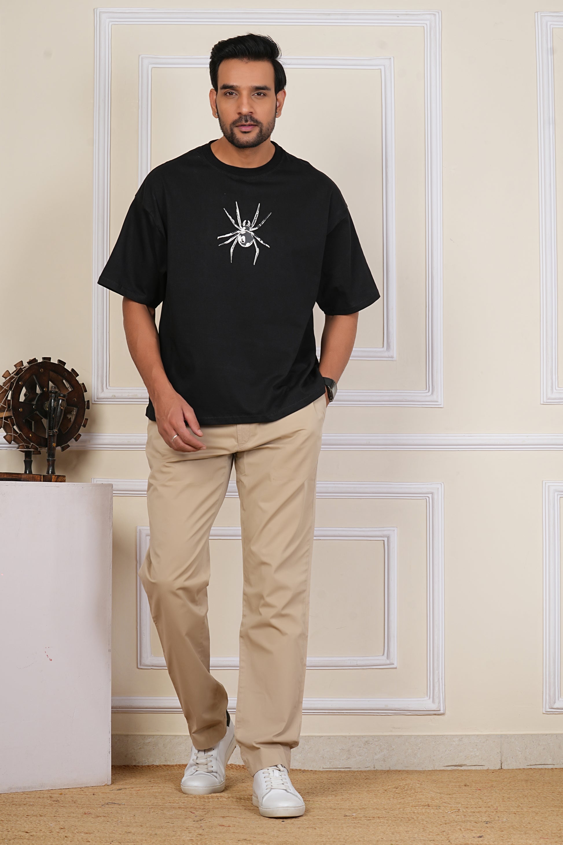 “Thread of Fate” Box Oversized Tee