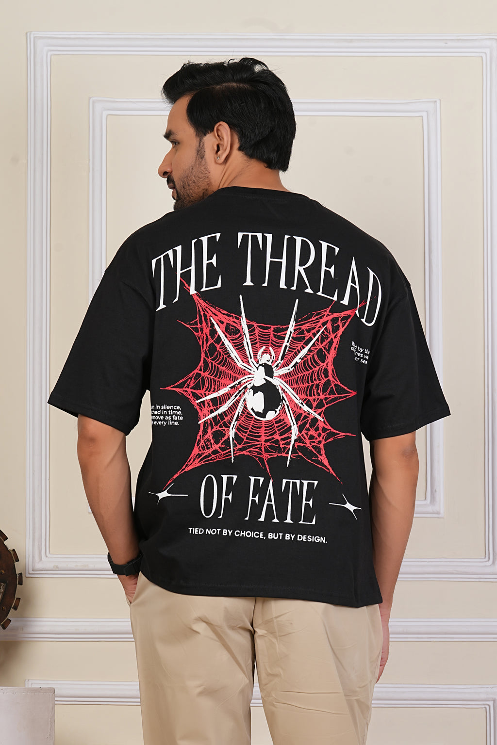 “Thread of Fate” Box Oversized Tee