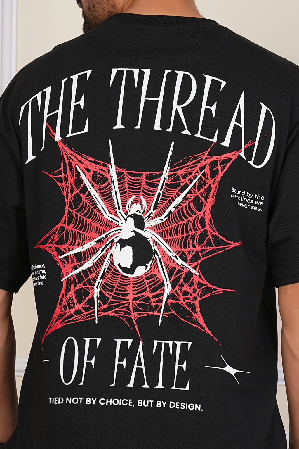 “Thread of Fate” Box Oversized Tee