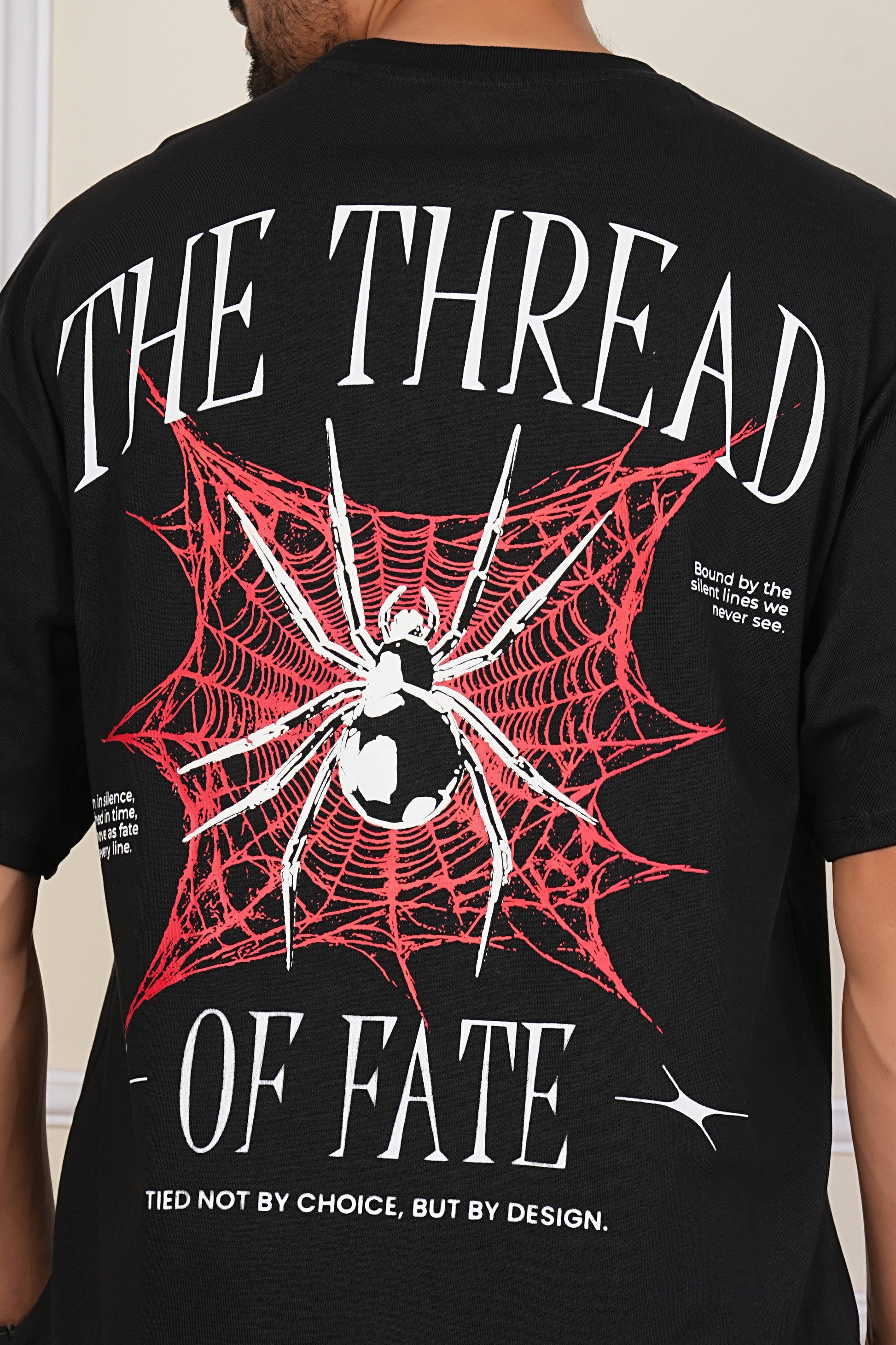 “Thread of Fate” Box Oversized Tee
